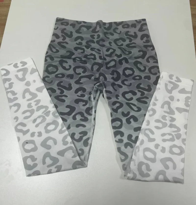 Leopard Print Seamless Leggings Fitness Women High Waist Sexy Yoga Pants Scrunch Butt Booty Leggins Gym Joggingfemale Clothes